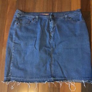 Avenue size 20 jean skirt